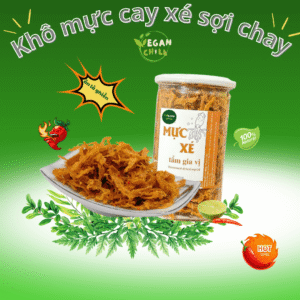 KHÔ MỰC CAY XE SỢI CHAY